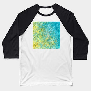 Abstract sea design blue Baseball T-Shirt